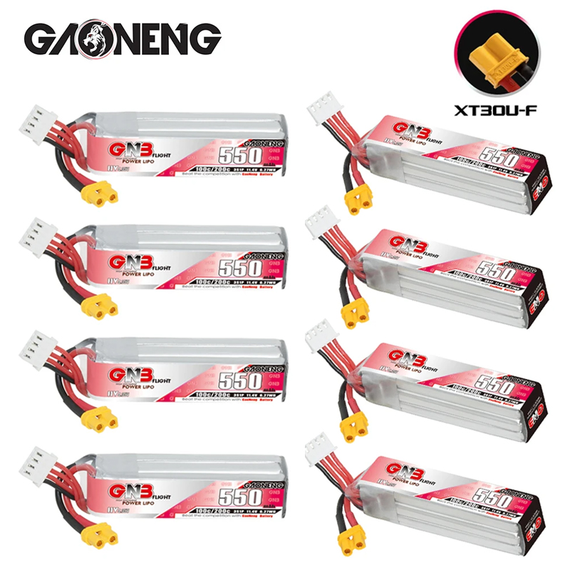 Drone Rc Race - GNB HV 11.4V 550mAh 100C/200C Lipo