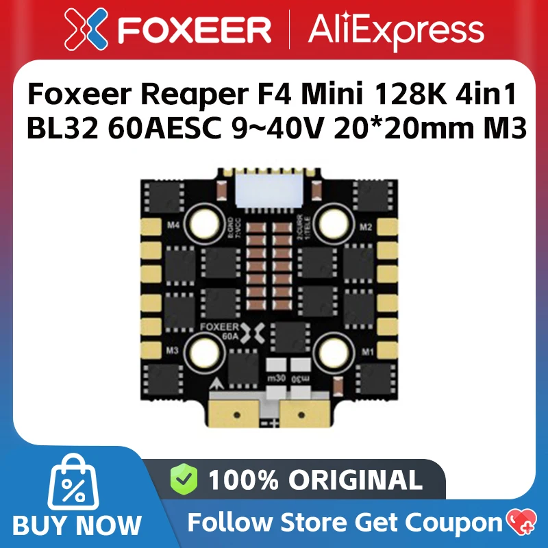 Drone Reaper Rc - Foxeer Reaper F4 128K Mini 45A