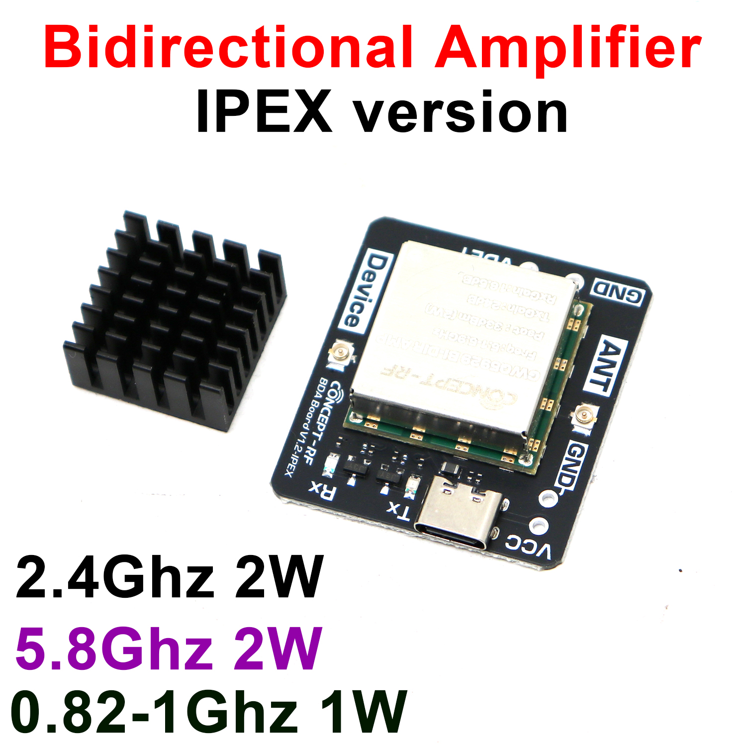 Drone Two Rc Way - IPEX 915M 2.4G 5.8G Bidirectional POWER