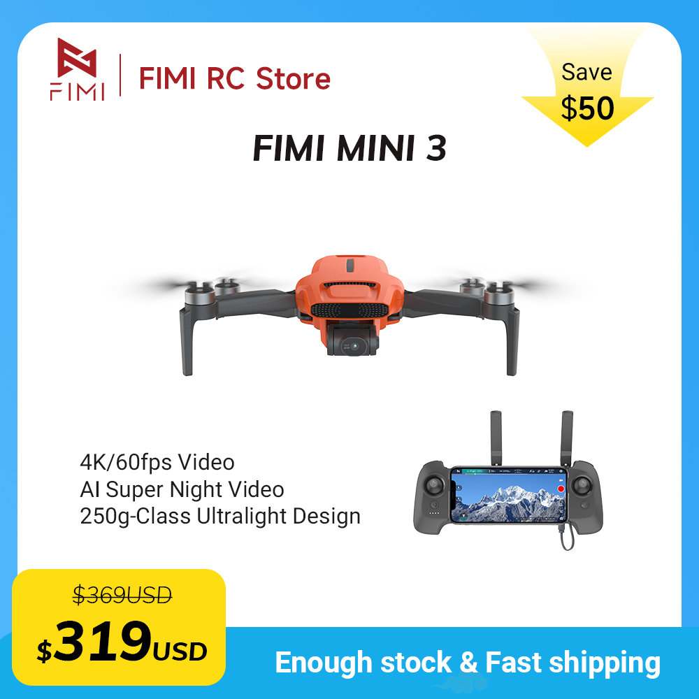 Drone Rc Gps - FIMI MINI 3 Camere drone 4K