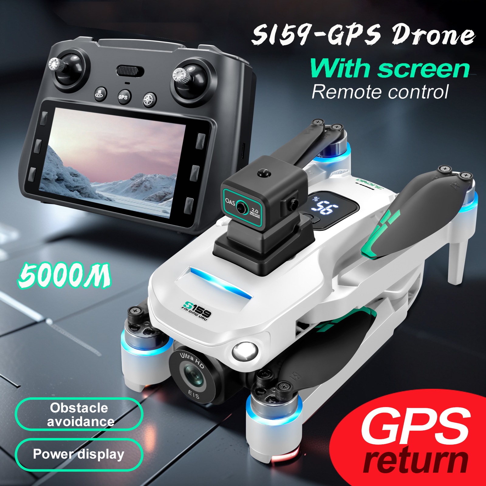 New S159 GPS Drone 8K HD Camer - Drone Rc Gps S159 review and price