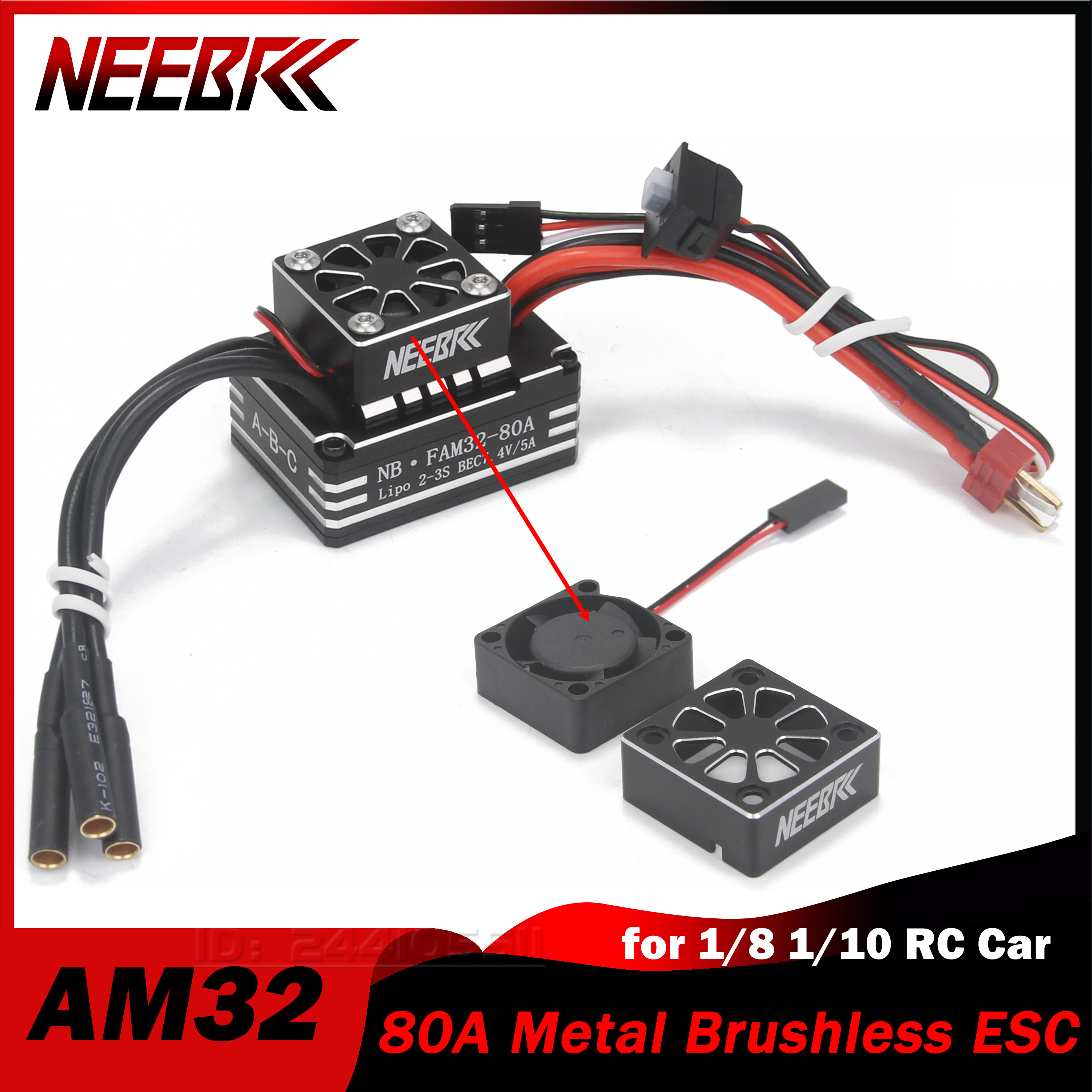 NEEBRC AM32 80A Brushless ESC  - Esc 4In1 Brushless review and price