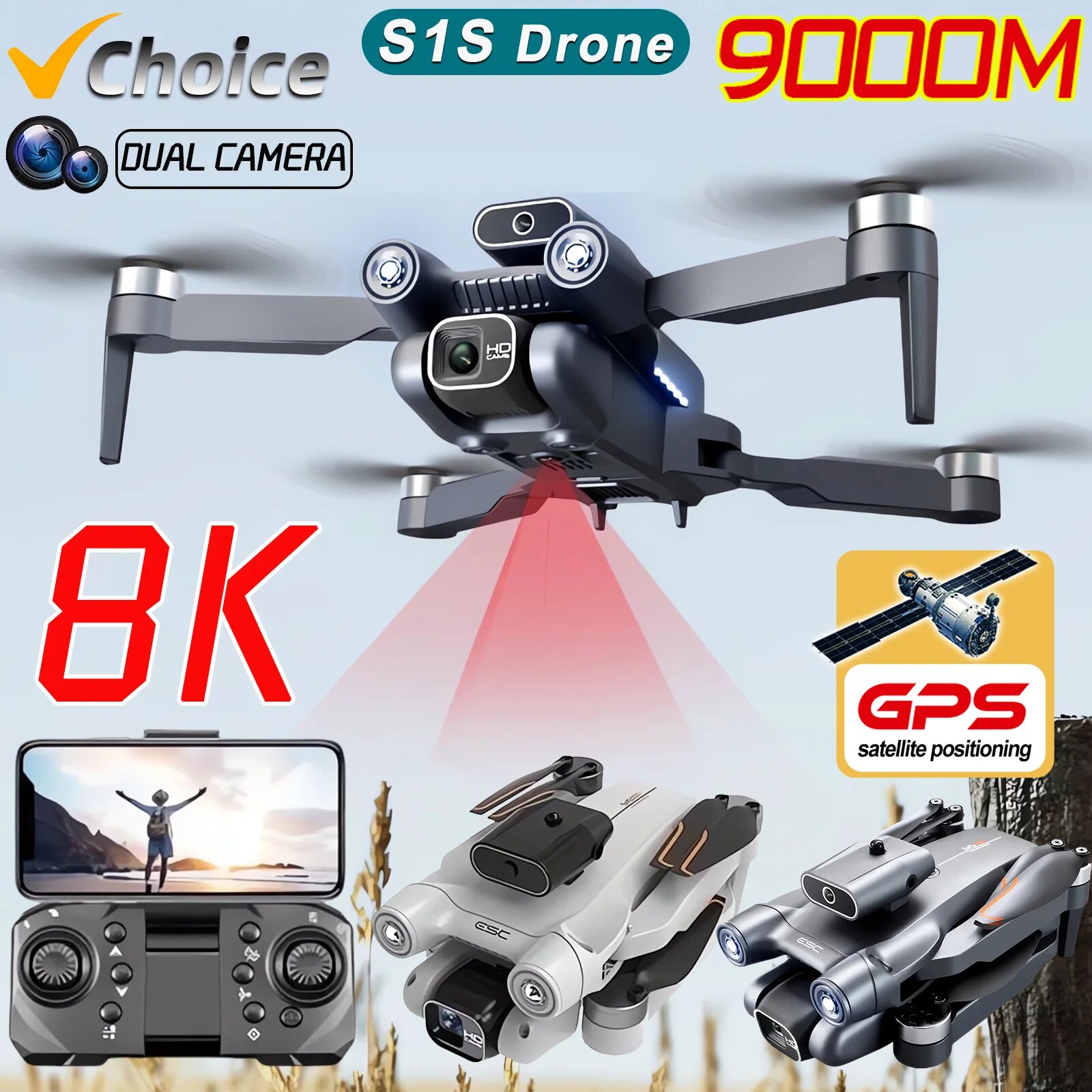 S1S Drone 5G Wifi 4K Professio - Drone S1S Rc Quadcopter review and price