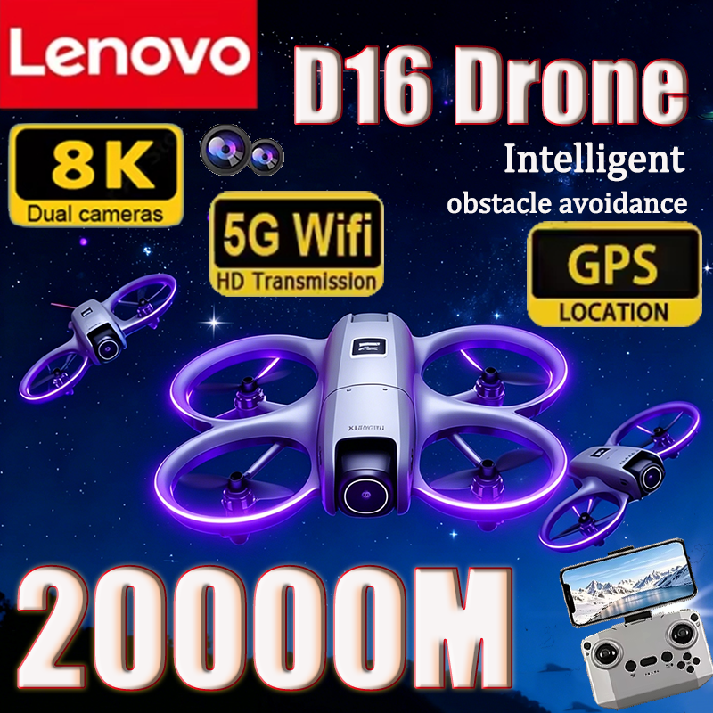 Lenovo 8K D16 GPS Drone Profes - Drone Gps Rc Tt36 review and price