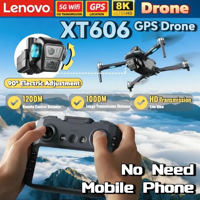 Lenovo XT606 GPS Drone Brushle - Drone Gps Rc Tt36 review and price