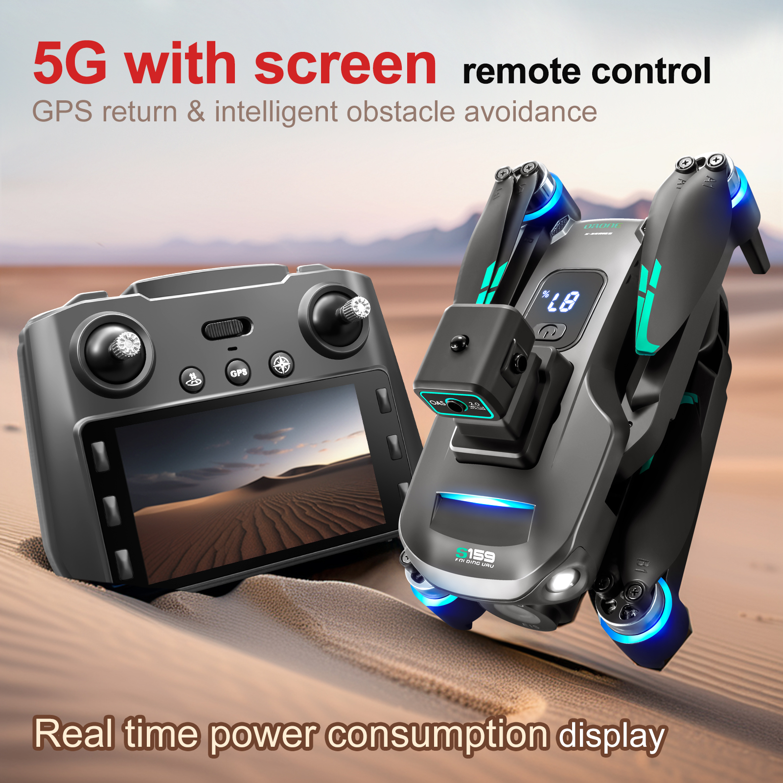 S159 Mini Drone GPS 8K Profess - Drone Rc Gps S159 review and price