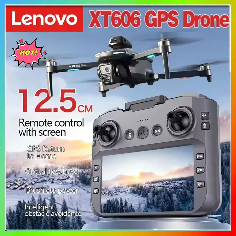 Lenovo XT606 MAX GPS Drone 4k  - Drone Rc Holder review and price