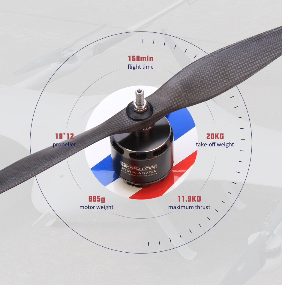T-motor AT Series AT5330 KV220 - Drone Rc Y Series review and price