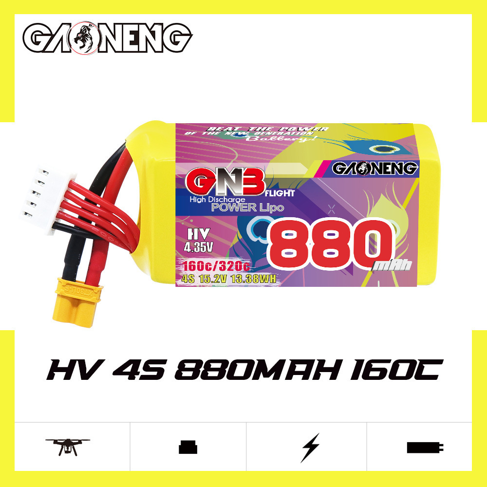 GNB 4S 880mAh 15.2V 160C/320C  - Drone Rc Link review and price
