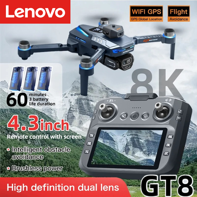 Lenovo GT8 Drone 8K Profession - Drone Gps Rc Tt36 review and price