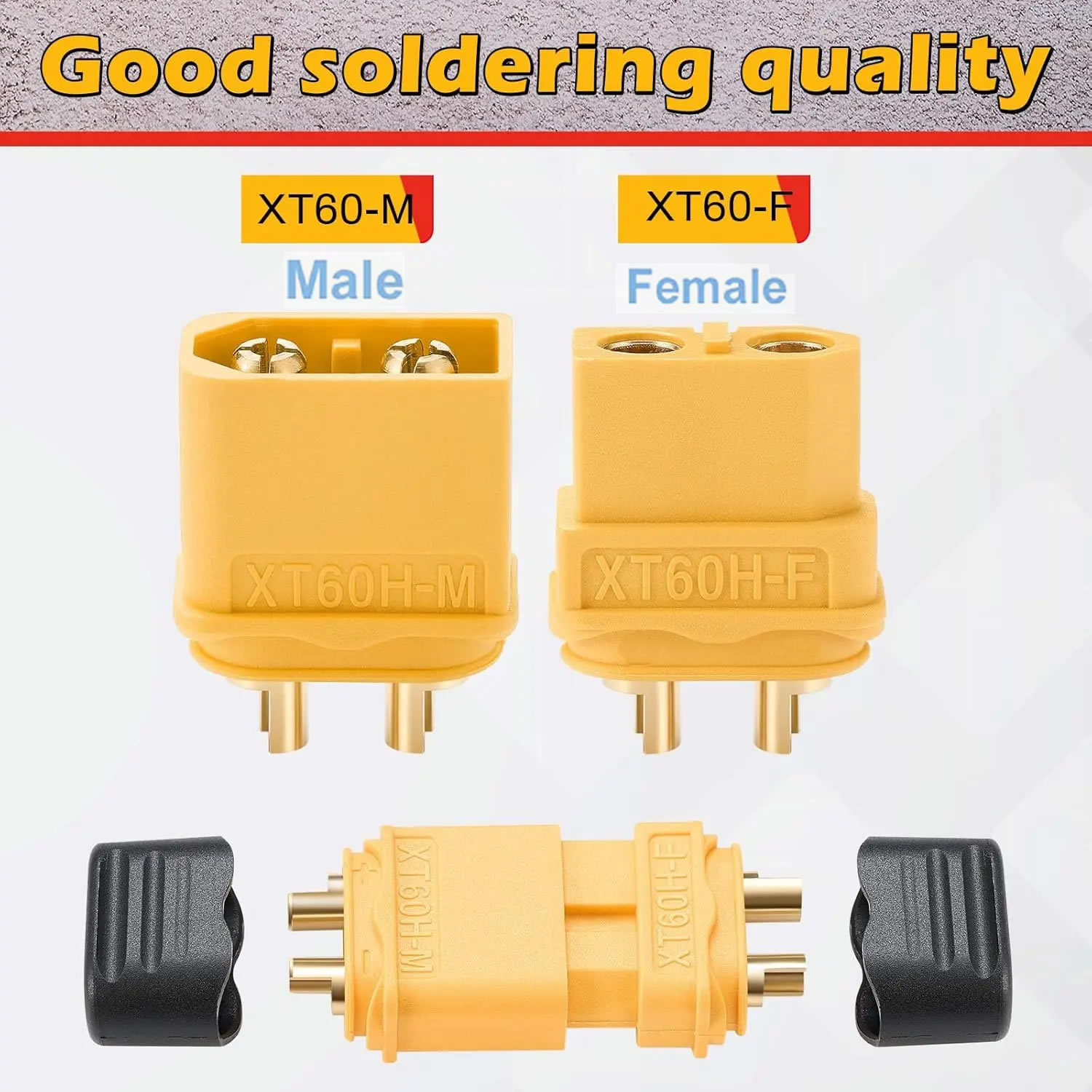 XT60 Connector Plug with Sheat - Drone Rc Link review and price