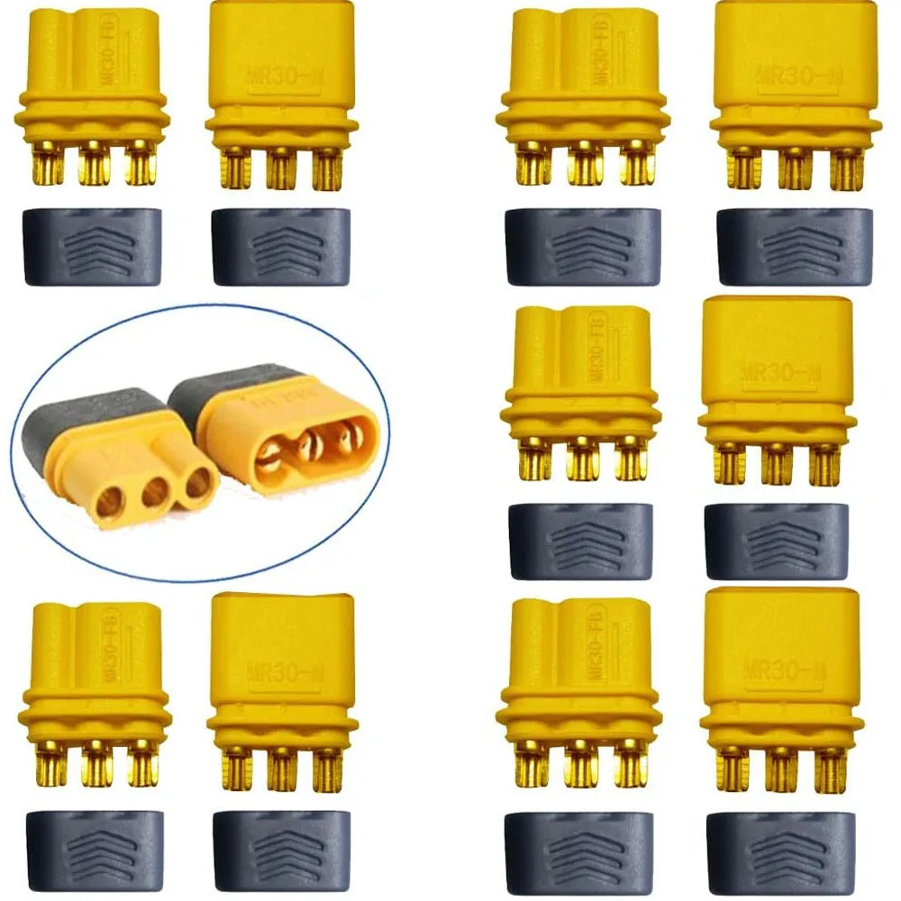 10PCS Amass MR30 Connector 3-P - Drone Rc Link review and price