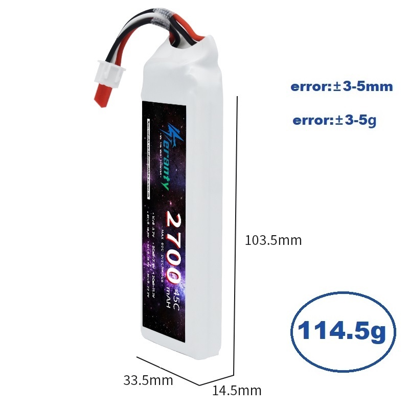 1/3PCS 2S 7.4V Lipo Battery 27 - Drone Rc Link review and price