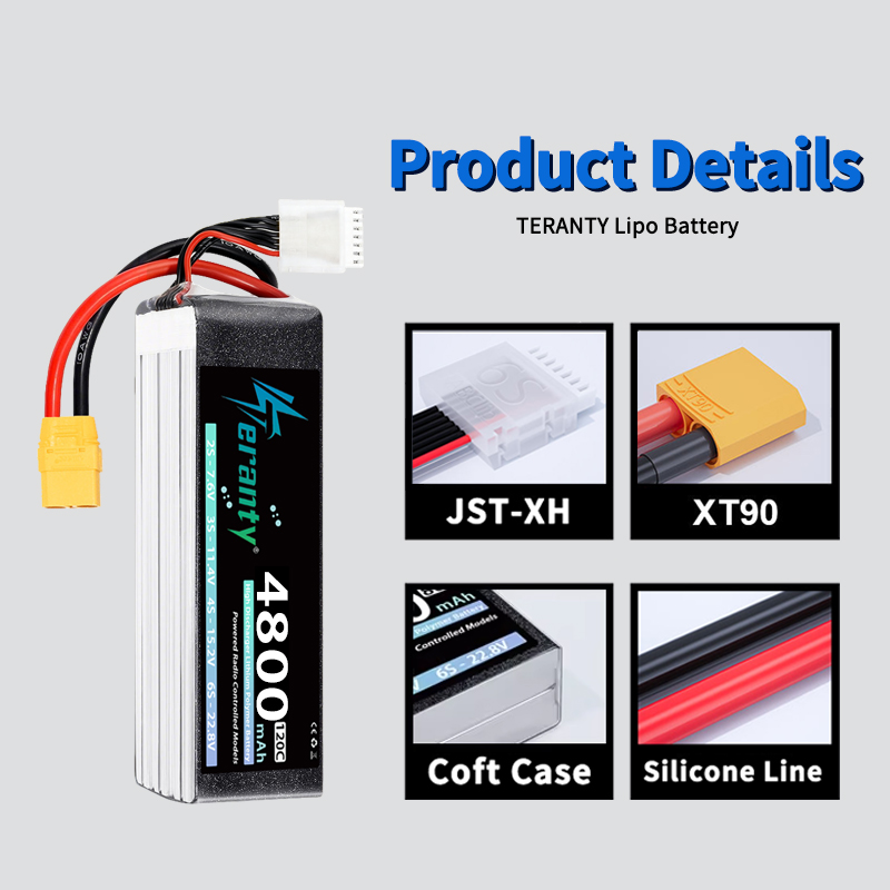 TERANTY 6S 4800mAh Lipo Batter - Drone Rc Link review and price