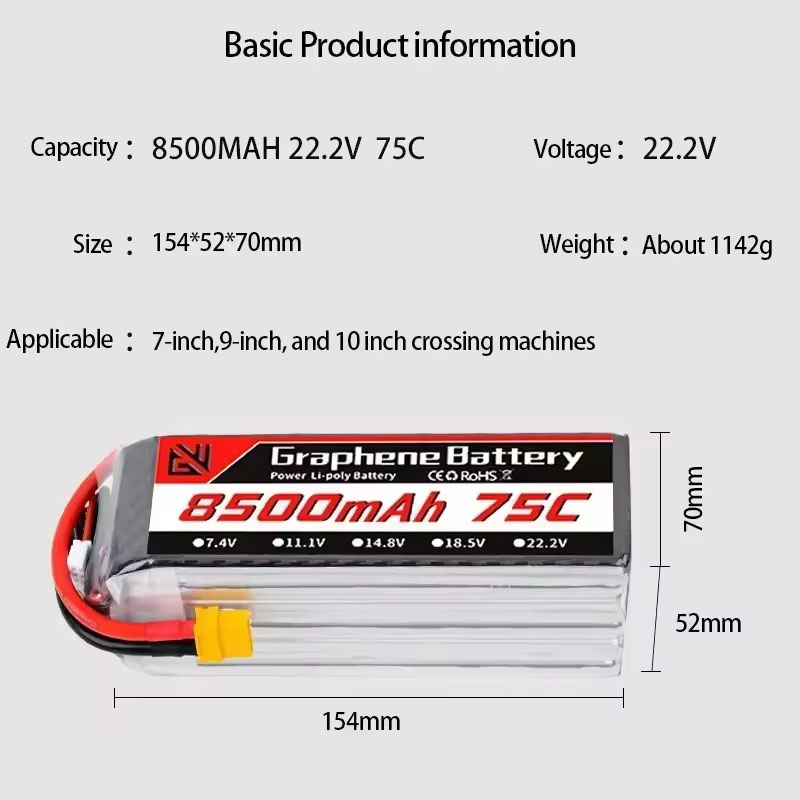 22.2V 6S 8500mAh 75C 10-inch C - Drone Rc Game review and price