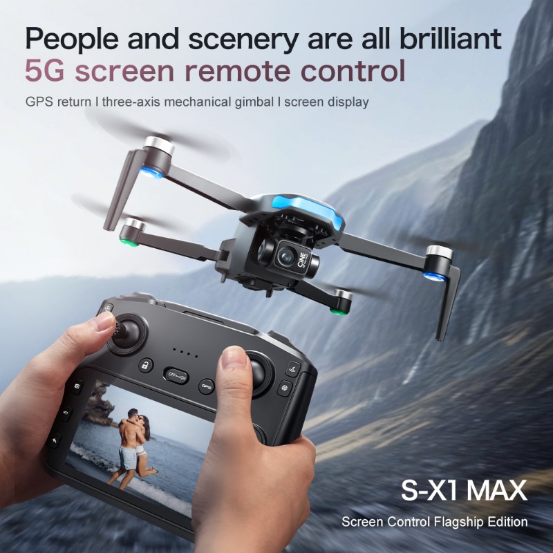 Lenovo S-X1 GPS Drone 4K HD Ca - Drone X1 Rc review and price