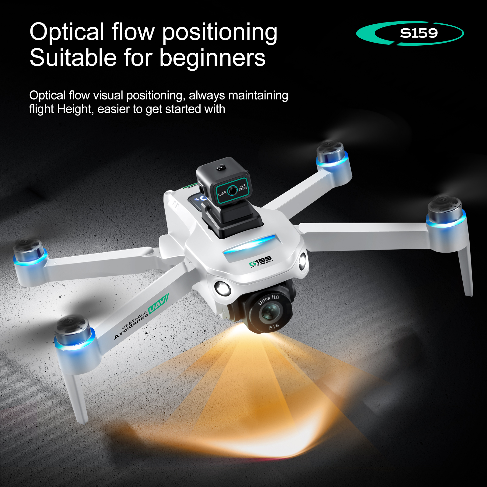 GPS Brushless Drone Dual Camer - Drone Rc Gps S159 review and price