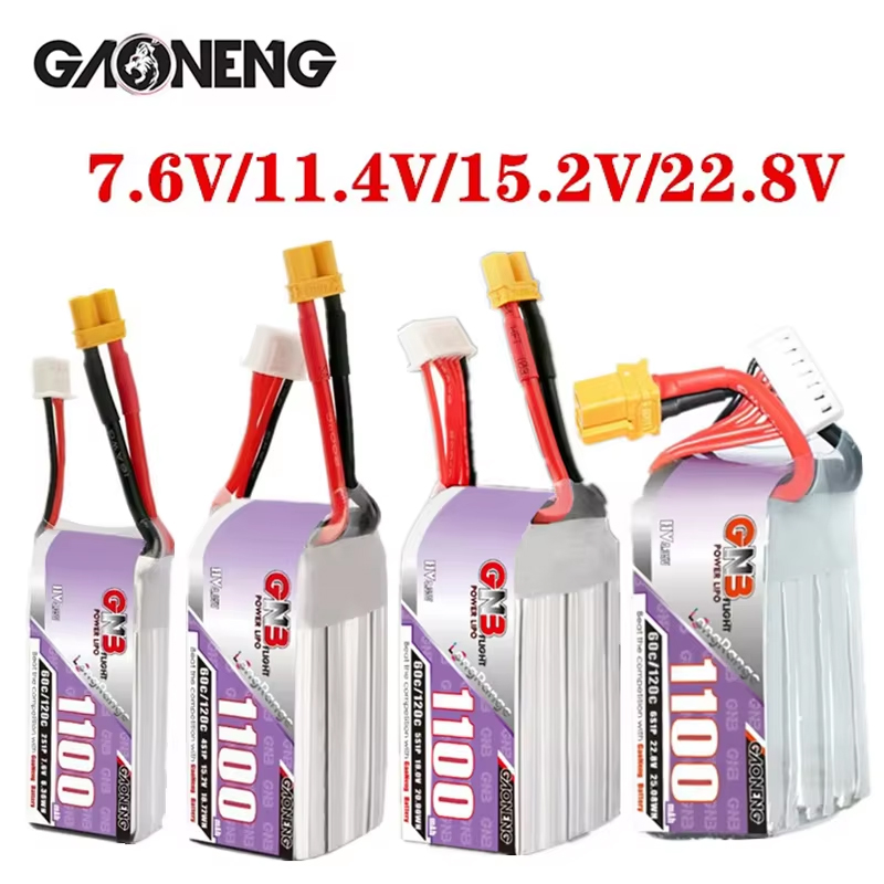GNB 1100mAh 2S 3S 4S 6S 60C/12 - Drone Rc Link review and price