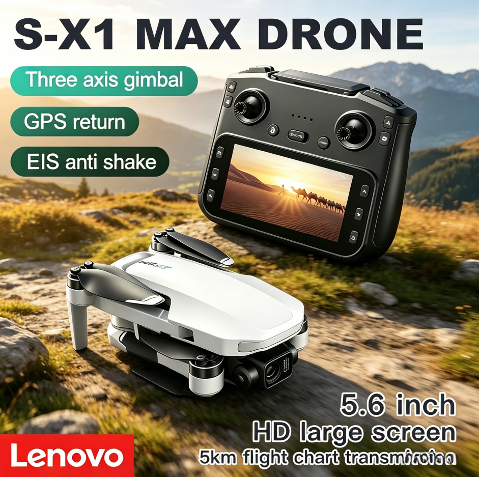 Lenovo S-X1 GPS Drone 8K HD pr - Drone X1 Rc review and price