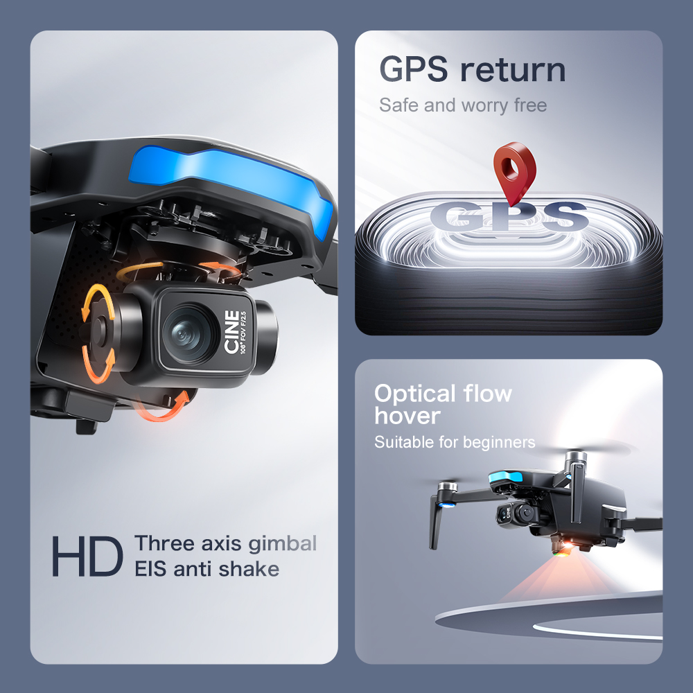 Lenovo S-X1 GPS Drone 8K HD pr - Drone X1 Rc review and price