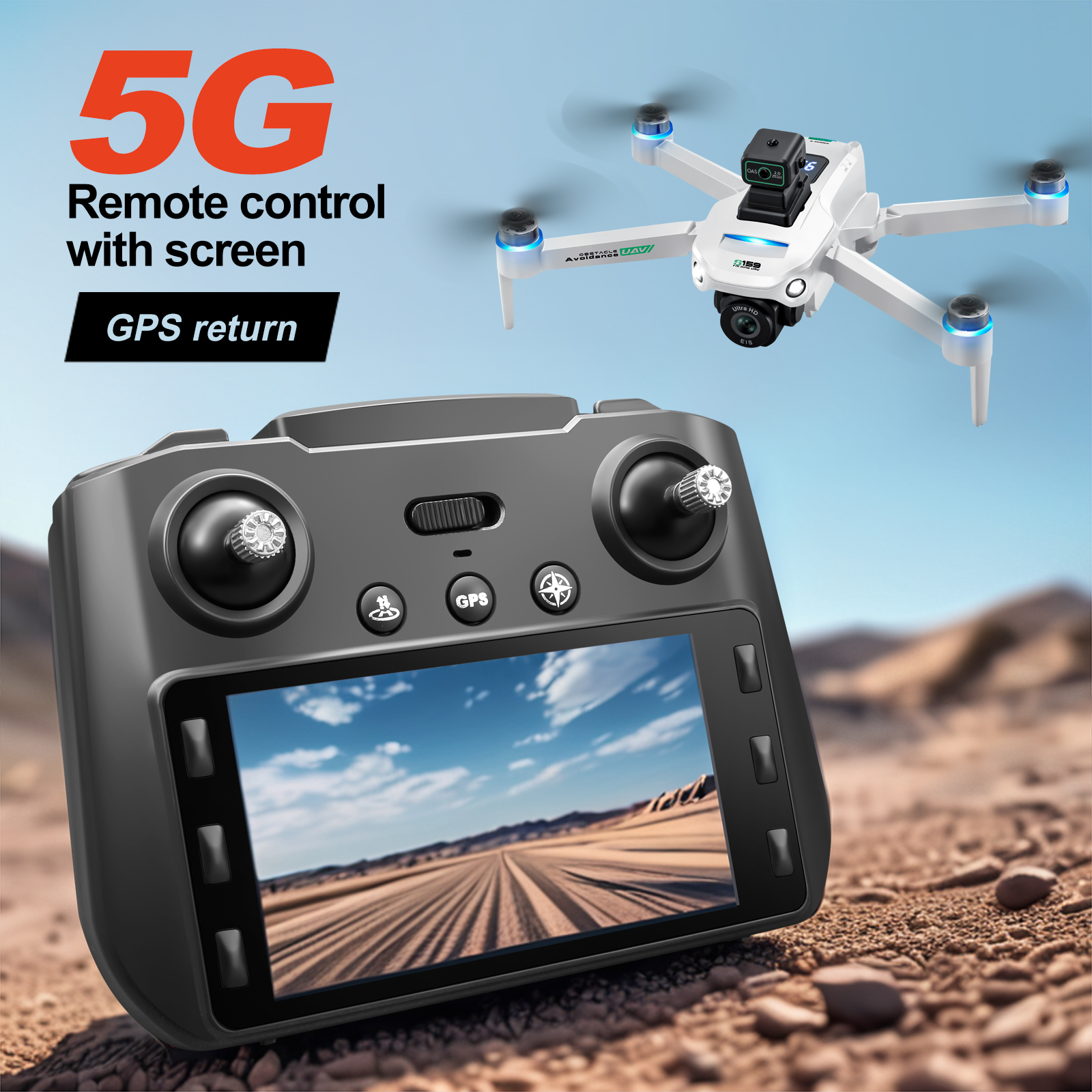 S159 GPS Drone 8K HD Dual Came - Drone Rc Gps S159 review and price
