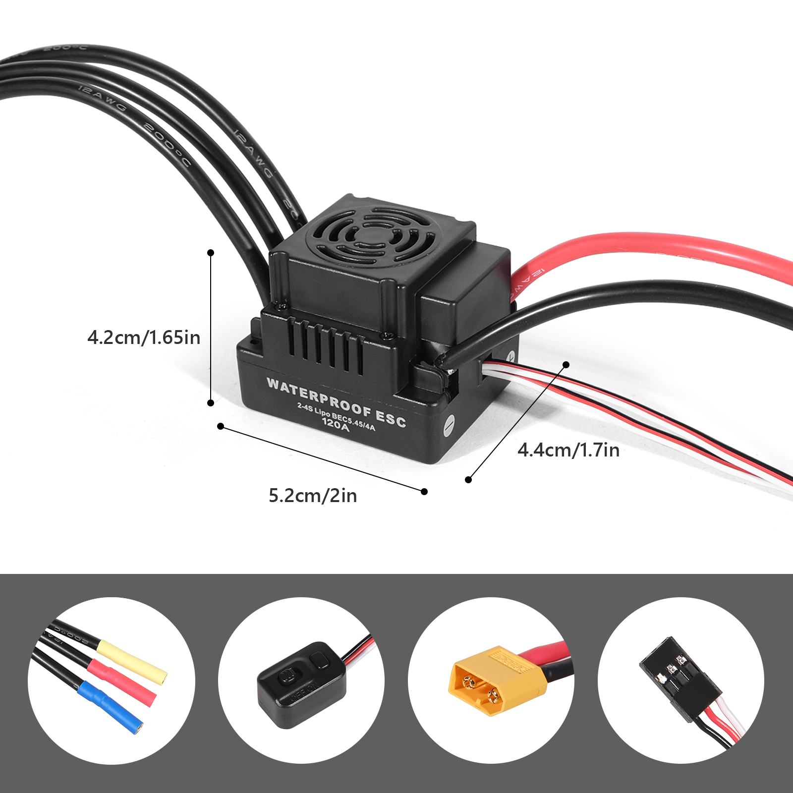 Upgrade Sensorless 60A 80A 120 - Esc 4In1 Brushless review and price