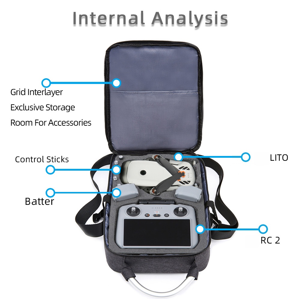 For DJI Lito X1 Organizer Bag  - Drone X1 Rc review and price
