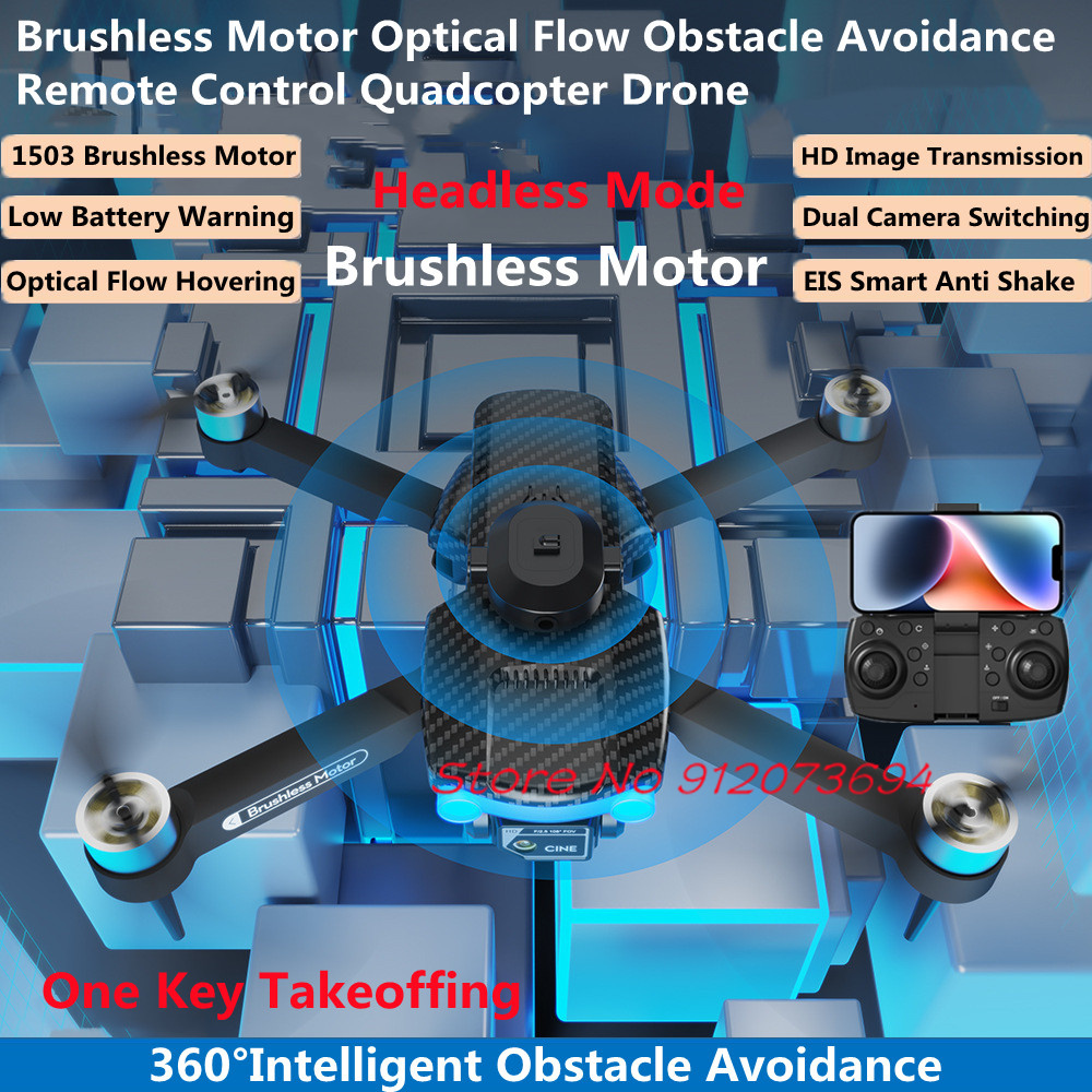 Brushless Obstacle Avoidance R - Drone S1S Rc Quadcopter review and price