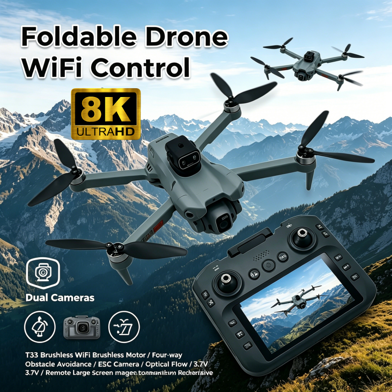 2026 New T33 RC Drone 8K Camer - Drone Ae Rc review and price