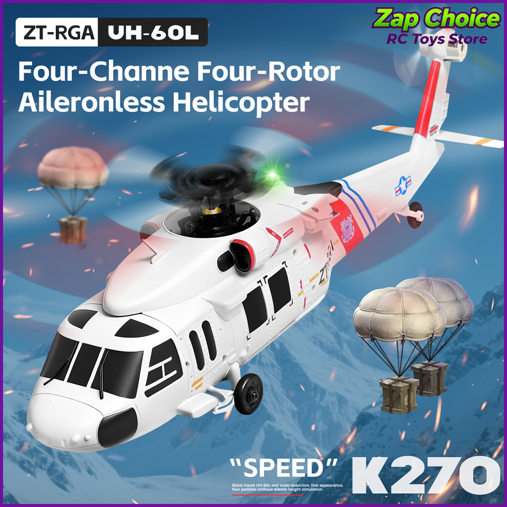 Wltoys K270 Black Hawk UH-60L  - Rc Helicopter Gyro review and price