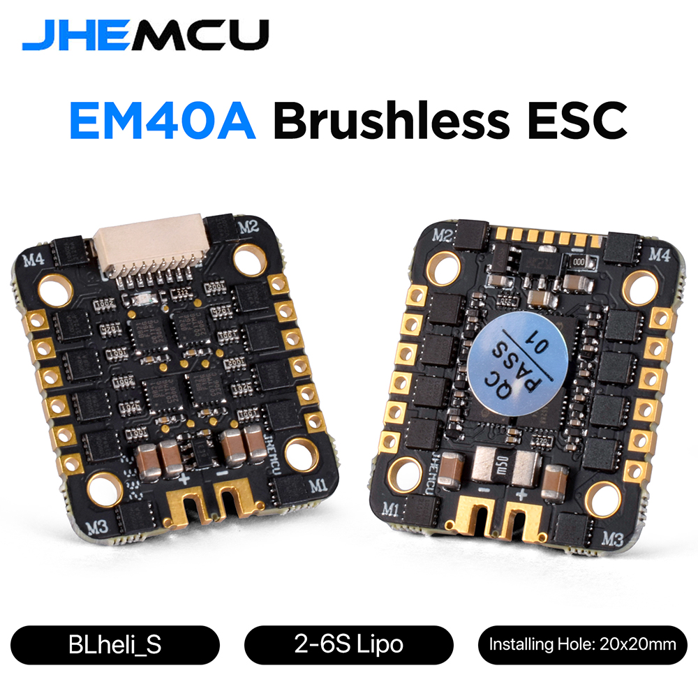 JHEMCU EM40A 40A BLheli_S 4in1 - Esc 4In1 Brushless review and price