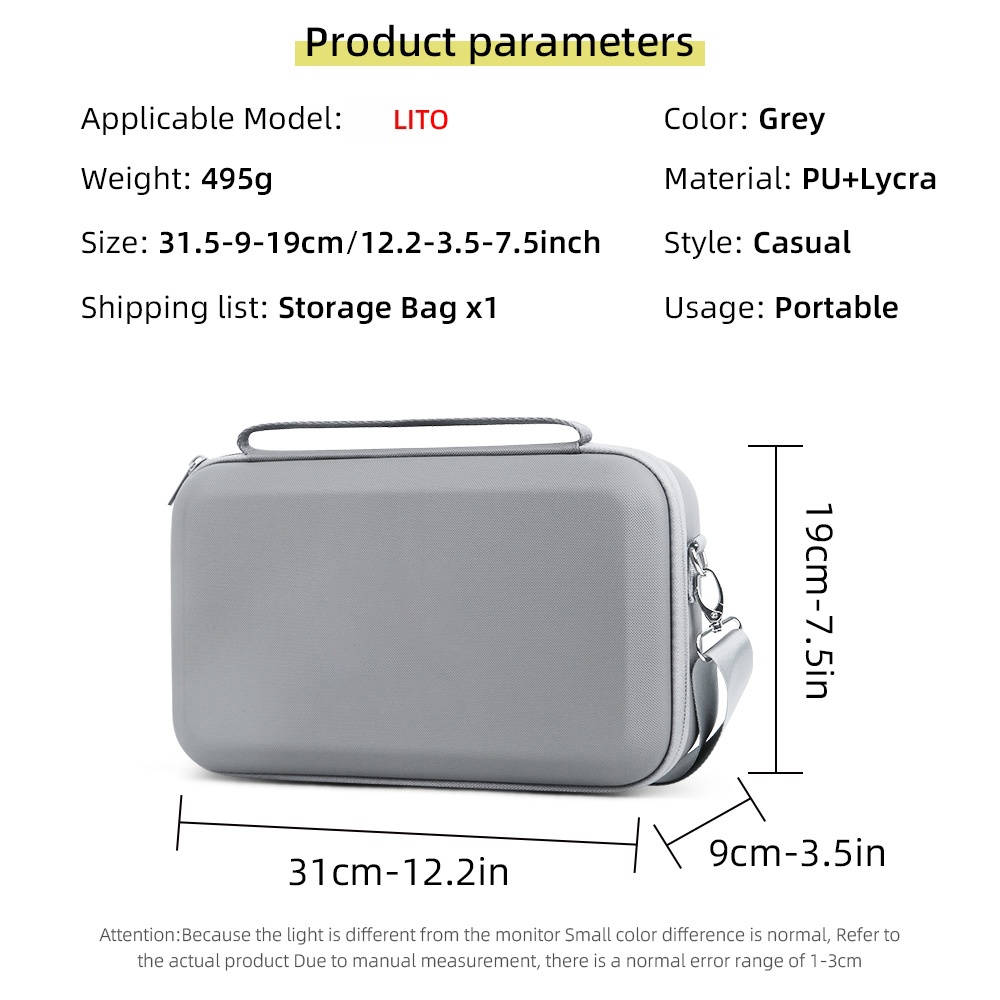 Large Capacity PU Storage Bag  - Drone X1 Rc review and price