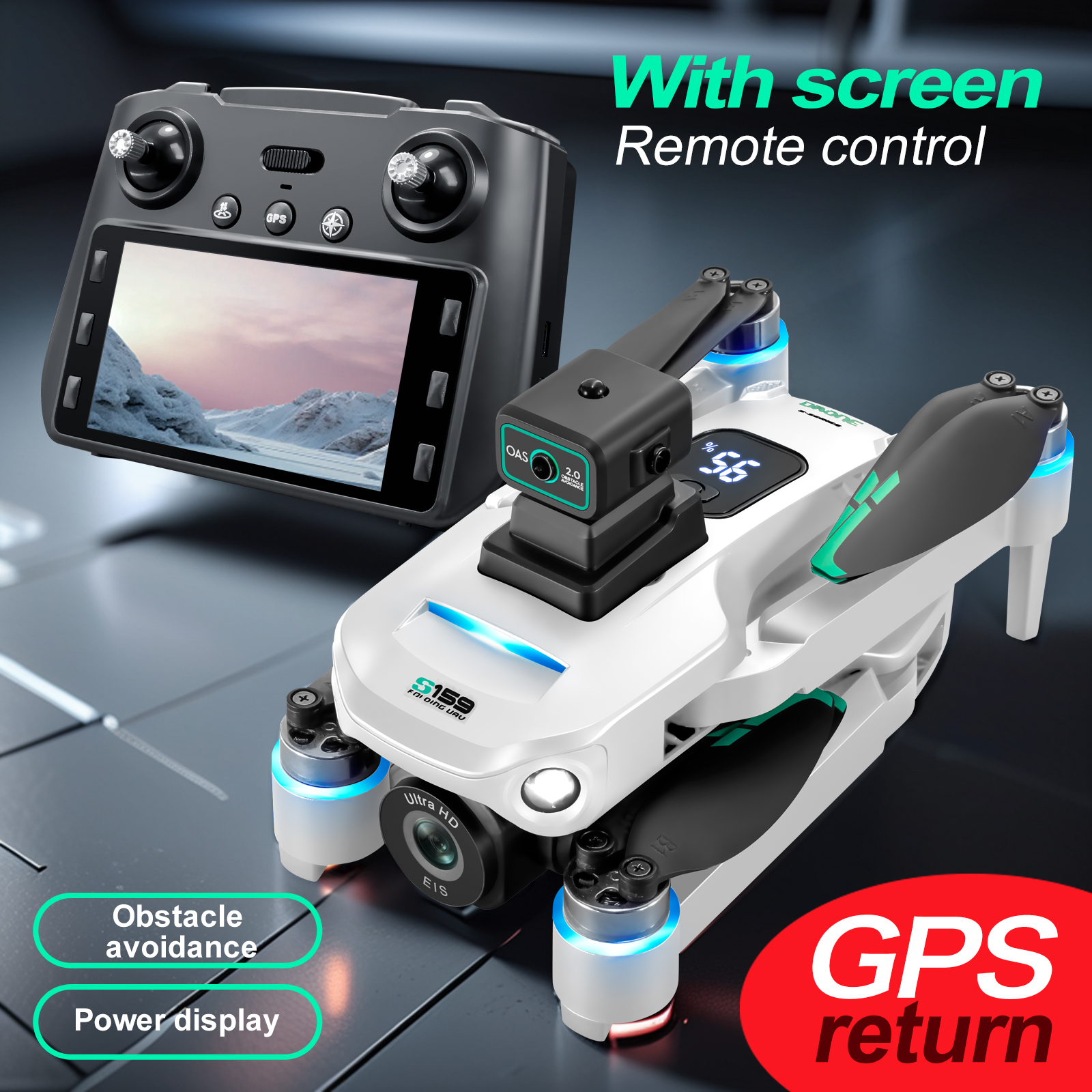 S159 GPS Drone 4K Profesional  - Drone Rc Gps review and price