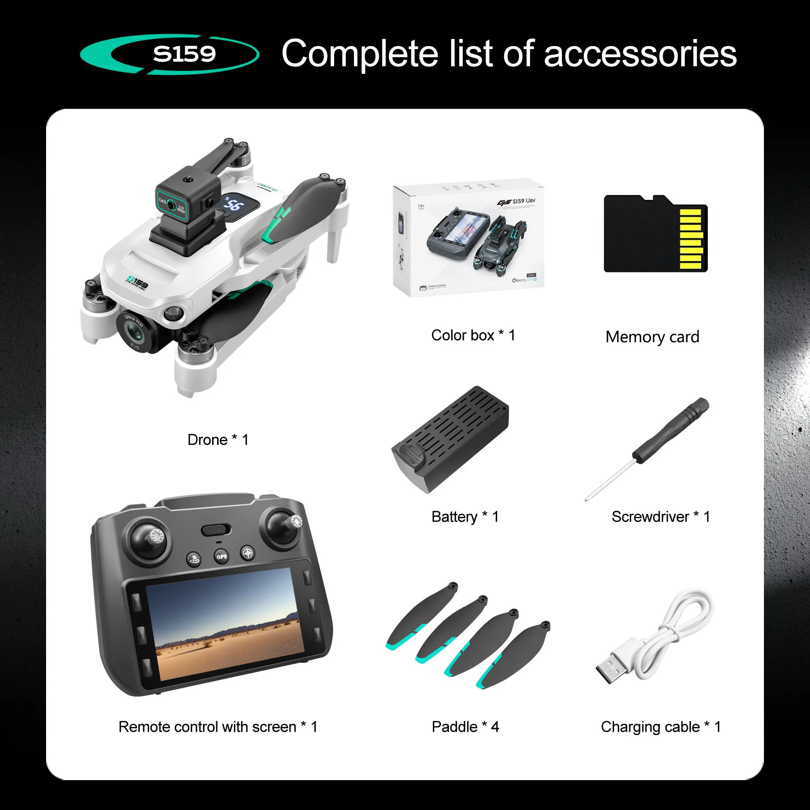 S159 GPS Rc Drone Spare Parts  - Drone Rc Gps S159 review and price